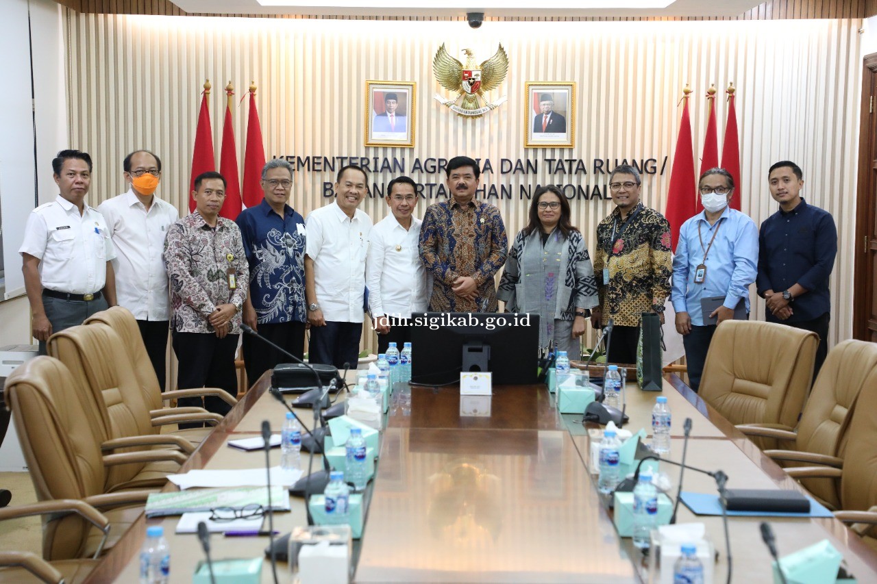 Bupati Kabupaten Sigi bersama FRAS mengawal Reforma Agraria ke Kementerian ATR/BPN