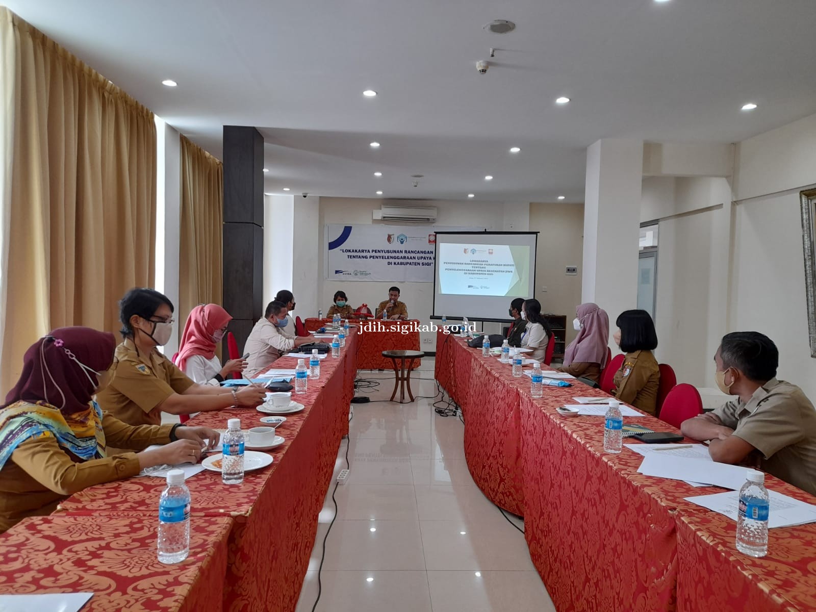 Kegiatan Rapat  Lanjutan Pembahasan Raperbup Penyelenggaraan  Upaya Kesehatan Jiwa